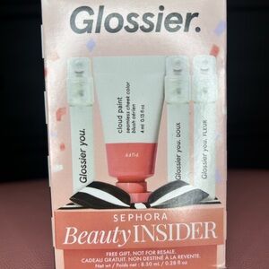 Glossier Cloud Paint blush travel perfumes